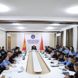 В ГУВД Бишкека прошло внеочередное совещание по вопросам законности и дисциплины