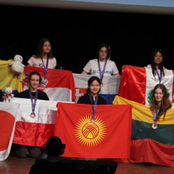Кыргызстандык окуучу Францияда өткөн олимпиадада коло медаль жеңди