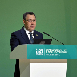 Президент: “Биз Регионалдык экологиялык саммиттин жыйынтыгы аймактагы экологиялык тилектештикти чыңдоого карата маанилүү кадам болот деп эсептейбиз”