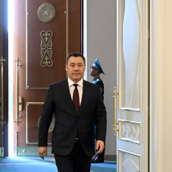 Садыр Жапаров Астанада өтүп жаткан Президенттердин жыйынында сөз сүйлөдү