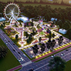 Талас: в городе строится новый центральный парк