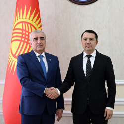 Торага Марлен Маматалиев принял посла Таджикистана Назирмада Ализоду