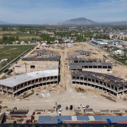 Орунтаев “Баластан” борборунун курулушунун учурдагы этабы менен таанышты
