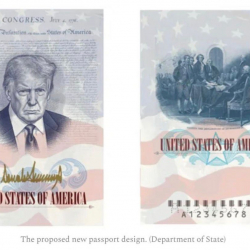 Эми АКШ паспортторунда Трамптын сүрөтү түшүрүлүшү мүмкүн