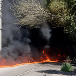 Россиянын Туапсе шаарында жолго мунай төгүлүп, өзгөчө кырдаал жарыяланды