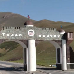 Талас облусунда жолду кеңейтүү иштеринин алкагында 206 даана темир-бетон мамыча орнотулду