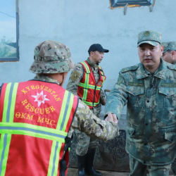 Канатбек Чыныбаев ознакомился с последствиями селя в Алтайском районе