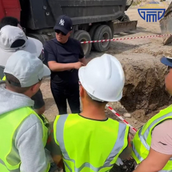 Нурдан Орунтаев Таластагы 5000 орундуу стадиондун курулушу менен таанышты