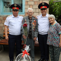 Улуу Жеңиш күнүнө 81 жыл: Улуу Ата Мекендик согуштун ардагерлерине терең урмат көрсөтүлдү
