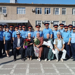 Араванда кызмат учурунда каза болгон милиция кызматкери эскерилди