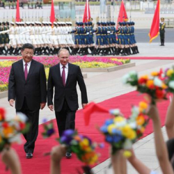 Си Цзиньпин провел церемонию встречи в честь Владимира Путина