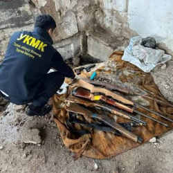 В Нарынской области обнаружено и изъято незаконно хранившееся огнестрельное оружие