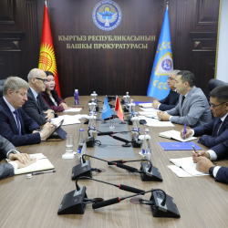 Башкы прокурордун орун басары БУУнун өкүлү Оливер Штольпе менен жолугушту