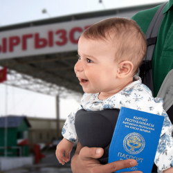 Президент балдарга чет элдик паспортторду берүү процессин жөнөкөйлөштүргөн мыйзамга кол койду