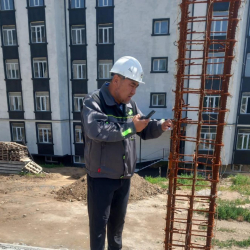 Кара-Сууда курулуп жаткан көп кабаттуу үйлөрдүн сейсмикалык бекемдиги текшерилди