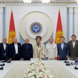 Марлен Маматалиев мурдагы төрагалар менен жолугушту