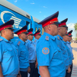 На маршруте Бишкек — Балыкчы усилены меры безопасности в поездах