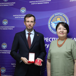 Медаль кимге керек: Мугалимгеби же элчигеби?