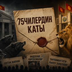 Каттын көлөкөсүндөгү арстан-чөө же жооптуулар көрүнбөйт