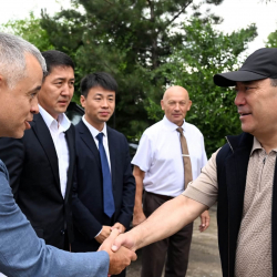 Президент Караколдогу балык чарбасы жана кеме куруу долбоорлору менен таанышты
