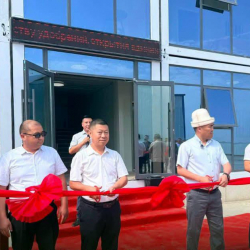 Ноокатта жылына 500 миң тонна жер семирткич чыгара турган завод курулууда