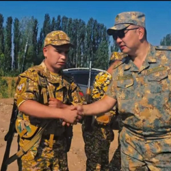 ӨКМ министри Араван-Сай дарыясынын жээгин бекемдөө иштерин текшерди