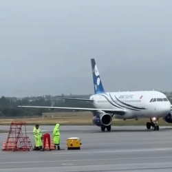 Каракол аэропортуна Airbus A320 учагы биринчи жолу конду