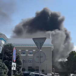 В Бишкеке ликвидировано возгорание на строительном объекте