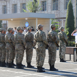 В Академии ГКНБ КР курсанты приняли военную присягу