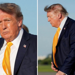 Трамп чачынын түсүн өзгөрттүбү?