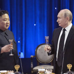 Путин поздравил Ким Чен Ына с годовщиной образования КНДР