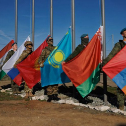 Военные Кыргызстана участвуют в учениях ОДКБ в России
