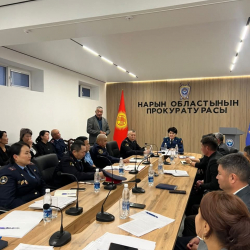 В Нарынской области обсудили профилактику семейного насилия и правонарушений среди несовершеннолетних