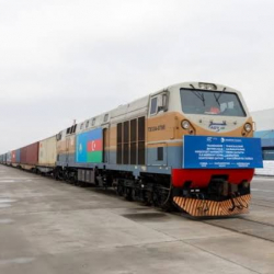 Кытайдан Азербайжанга темир жол жүк ташуу 40 пайызга өстү