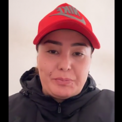 Батма Жолболдуева продолжила путь в Бишкек, несмотря на переговоры с властями