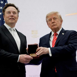 Трамп назвал Илона Маска супергением на 80%