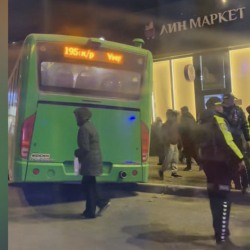Бишкекте дагы бир автобус жол кырсыгына кабылды
