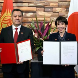 Япония өкмөтү Кыргызстанга 990 миллион йен грант берет