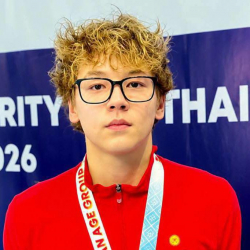 Даниэль Насрединов установил новый рекорд Кыргызстана на чемпионате Азии по плаванию