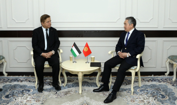 Глава МИД Кыргызстана встретился с послом Палестины