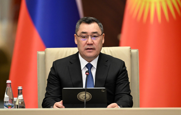 Заявление Садыра Жапарова для СМИ по итогам переговоров с Владимиром Путиным