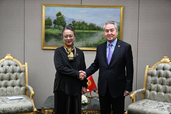 Министр Кулубаев ЭСКАТОнун Аткаруучу катчысы Армида Салсия Алишахбана менен жолугушту