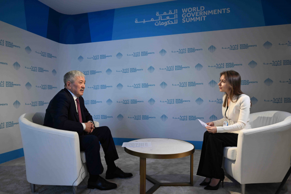 СҮРӨТ - МинКаб Төрагасы Адылбек Касымалиев БАЭнин “Emirates News” (WAM) мамлекеттик маалымат агенттигине маек берди