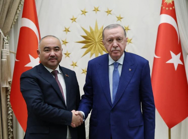 Төрага Нурланбек Тургунбек уулу Режеп Тайып Эрдоган менен жолугушту