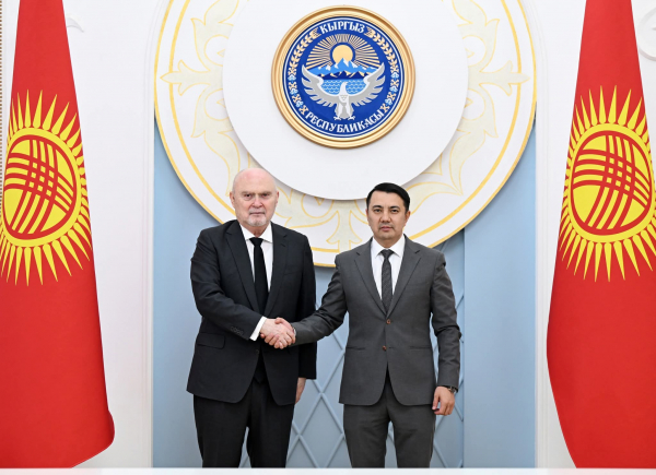 Марлен Маматалиев встретился с Генеральным секретарем ОБСЕ Феридуном Синирлиоглу